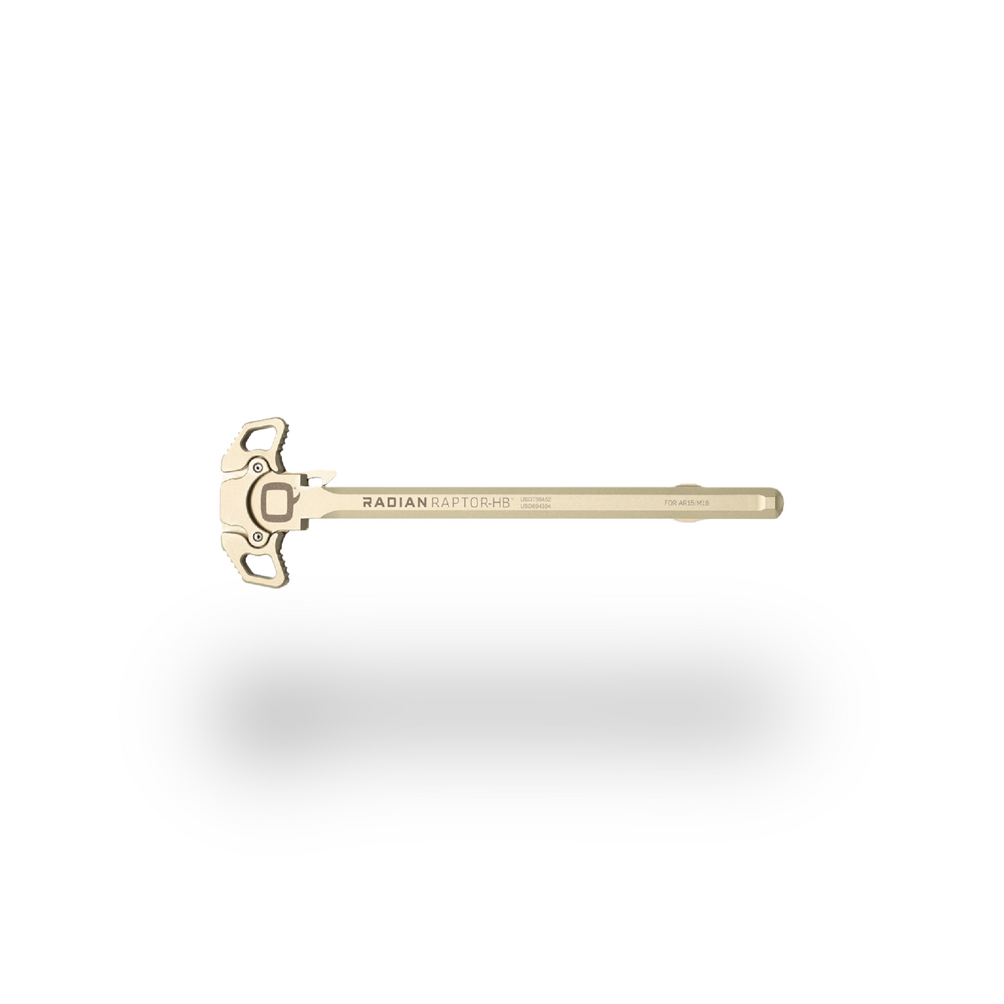 Q x RADIAN | RAPTOR CHARGING HANDLE | CLEAR ANODIZED